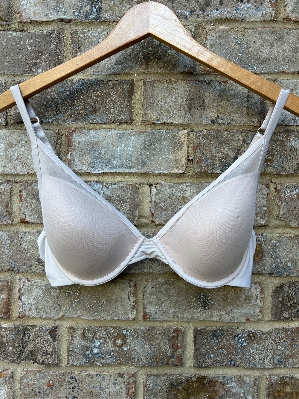 ThirdLove Tan Mesh T-Shirt Bra – 36C